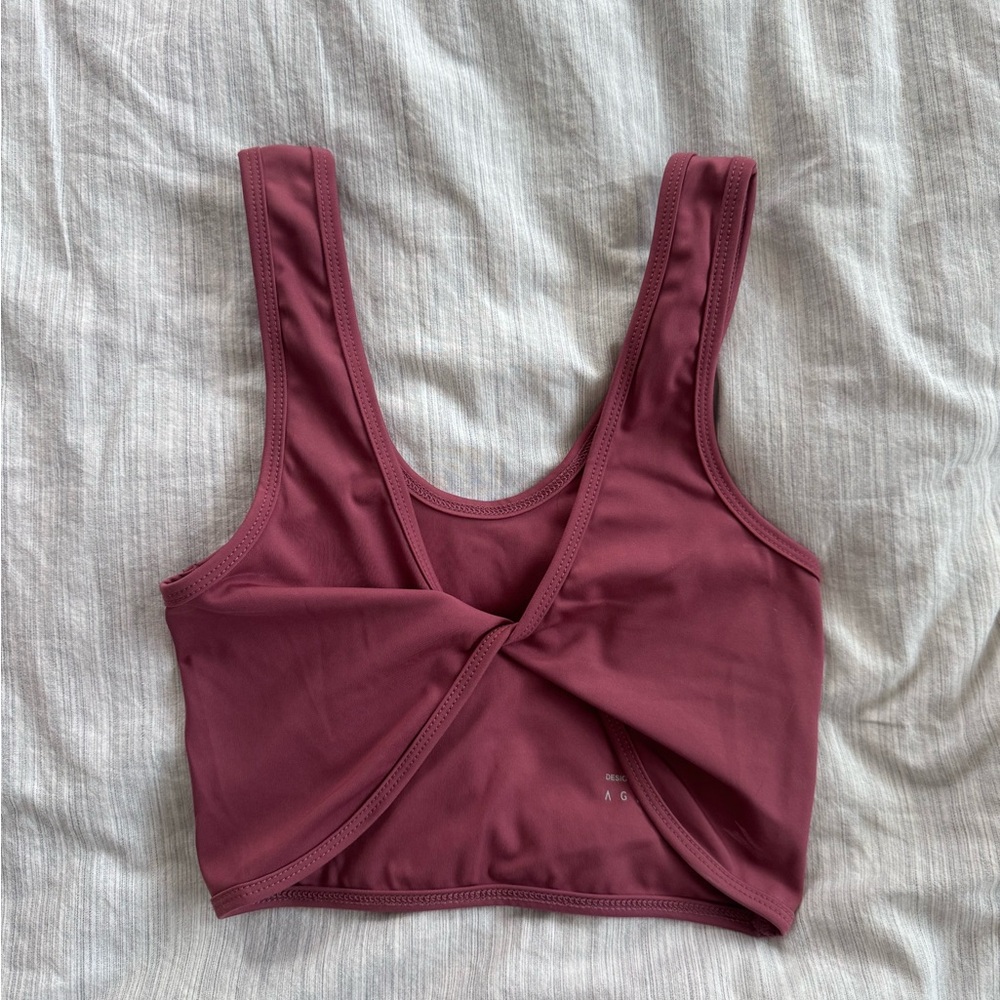 Agent 84 Twist Front Crop Top